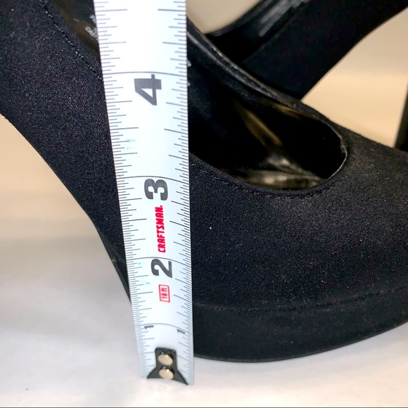 Xhilaration black faux suede platform heels - Picture 8 of 14